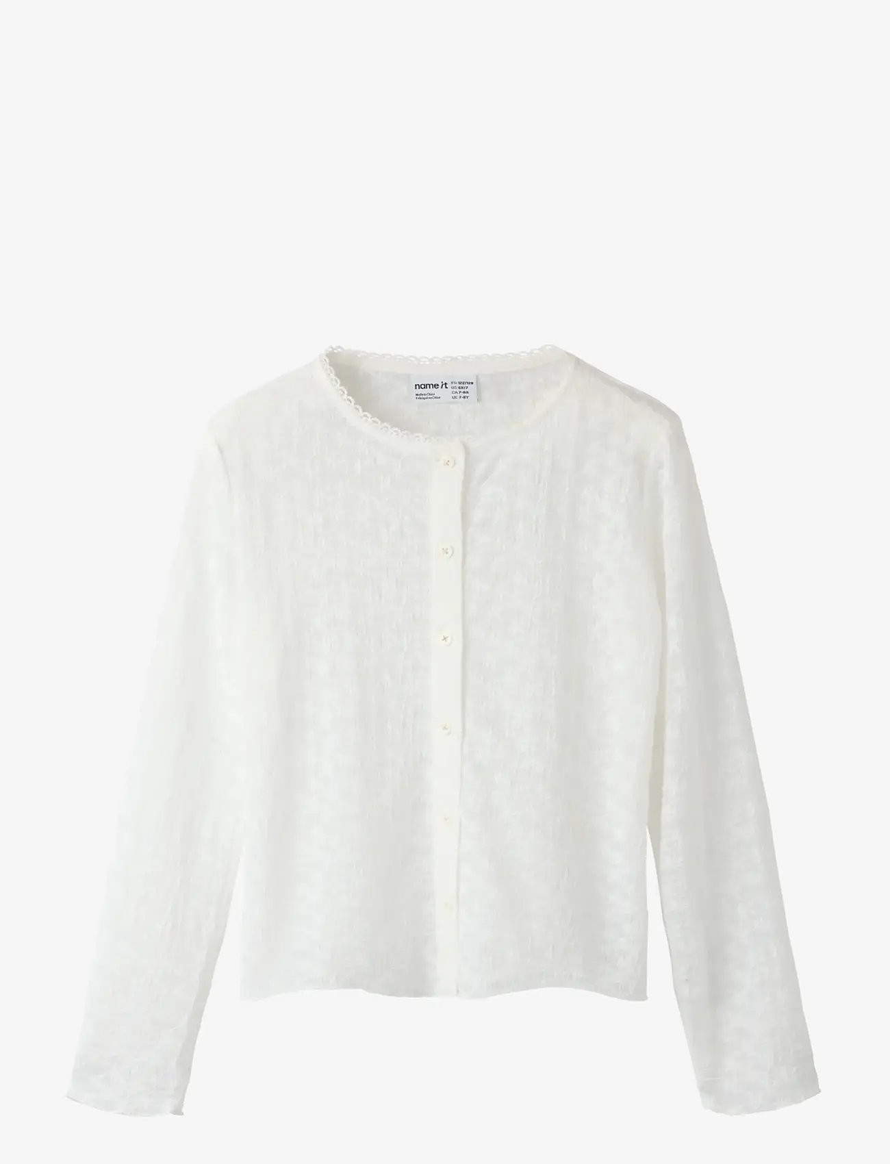 name it - NKFFRINNA LS CARD - cardigans - bright white - 0