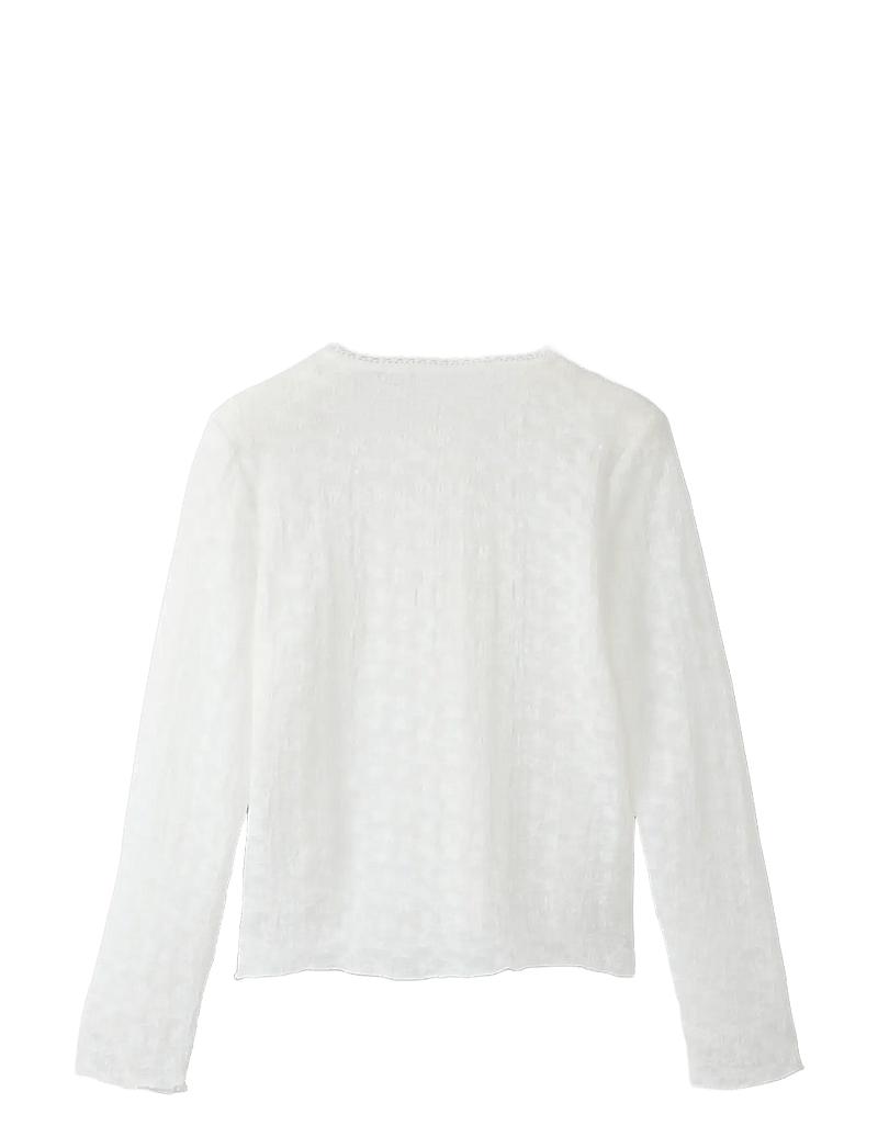 name it - NKFFRINNA LS CARD - cardigans - bright white - 1