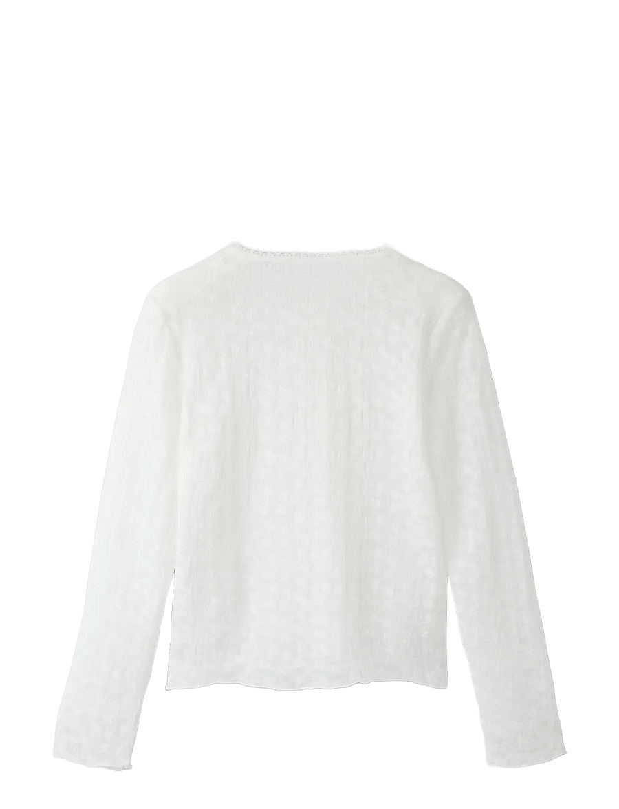 name it - NKFFRINNA LS CARD - cardigans - bright white - 1