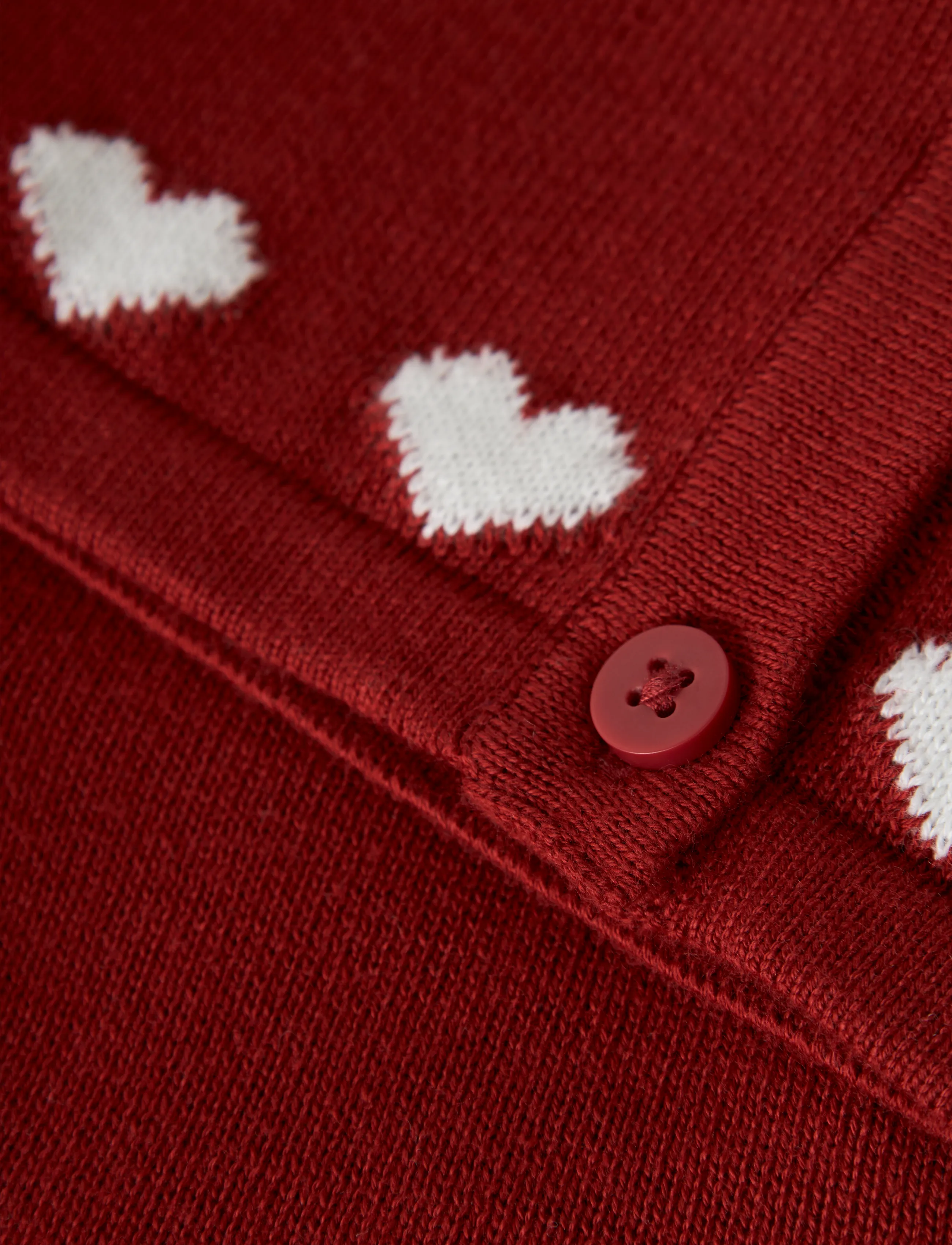 name it - NBFRALBO LS KNIT CARD - red dahlia - 2