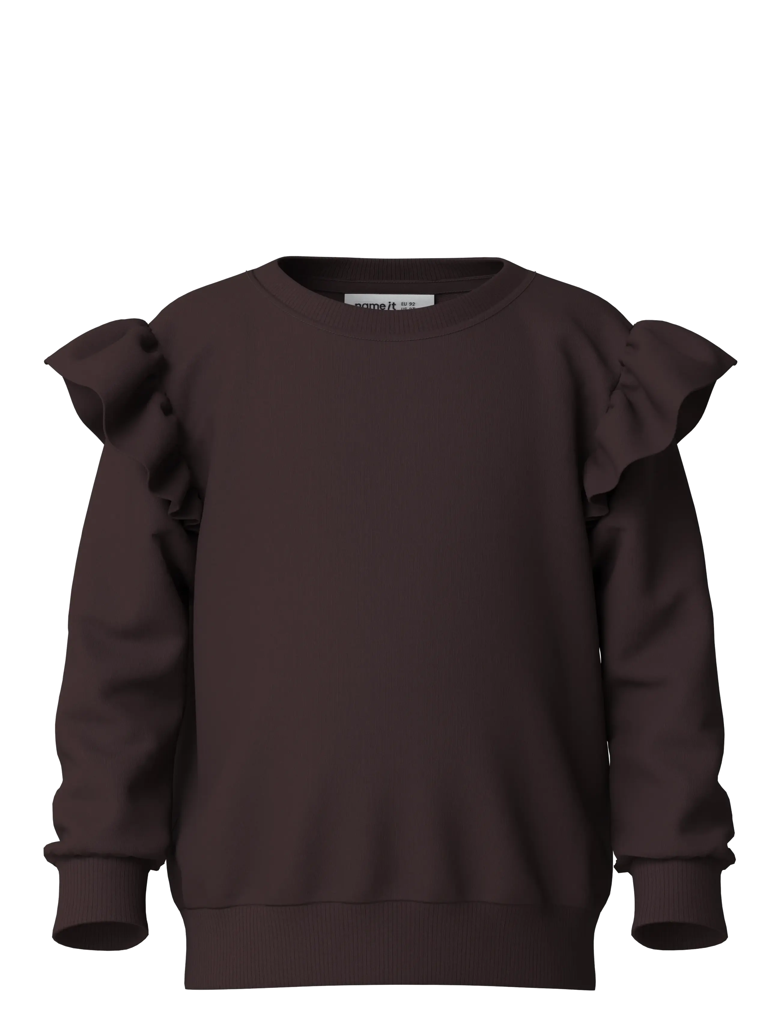 name it NMFKLUISI LS SWEAT UNB - Name it - CHOCOLATE PLUM / brown
