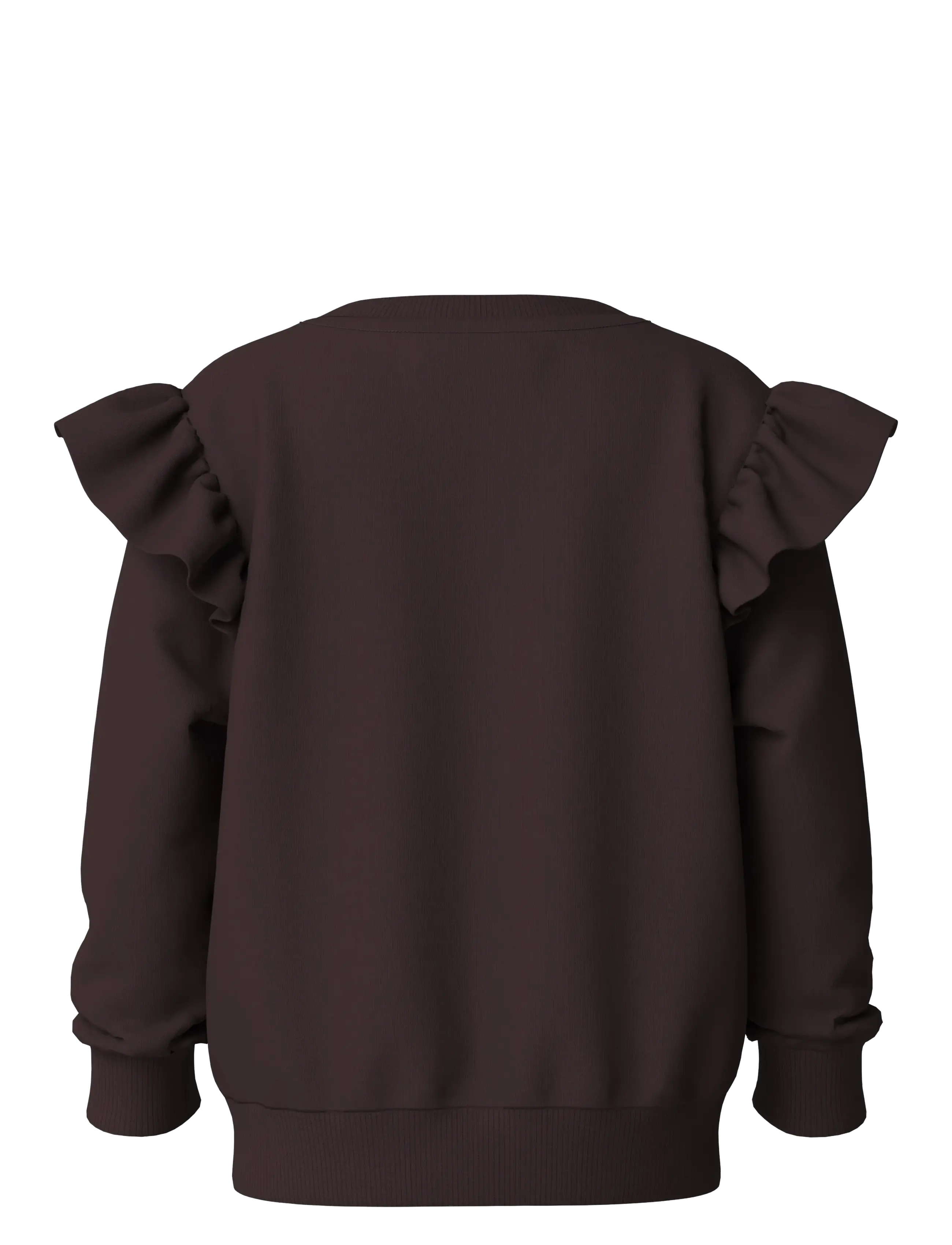 name it - NMFKLUISI LS SWEAT UNB - sweatshirts - chocolate plum - 1