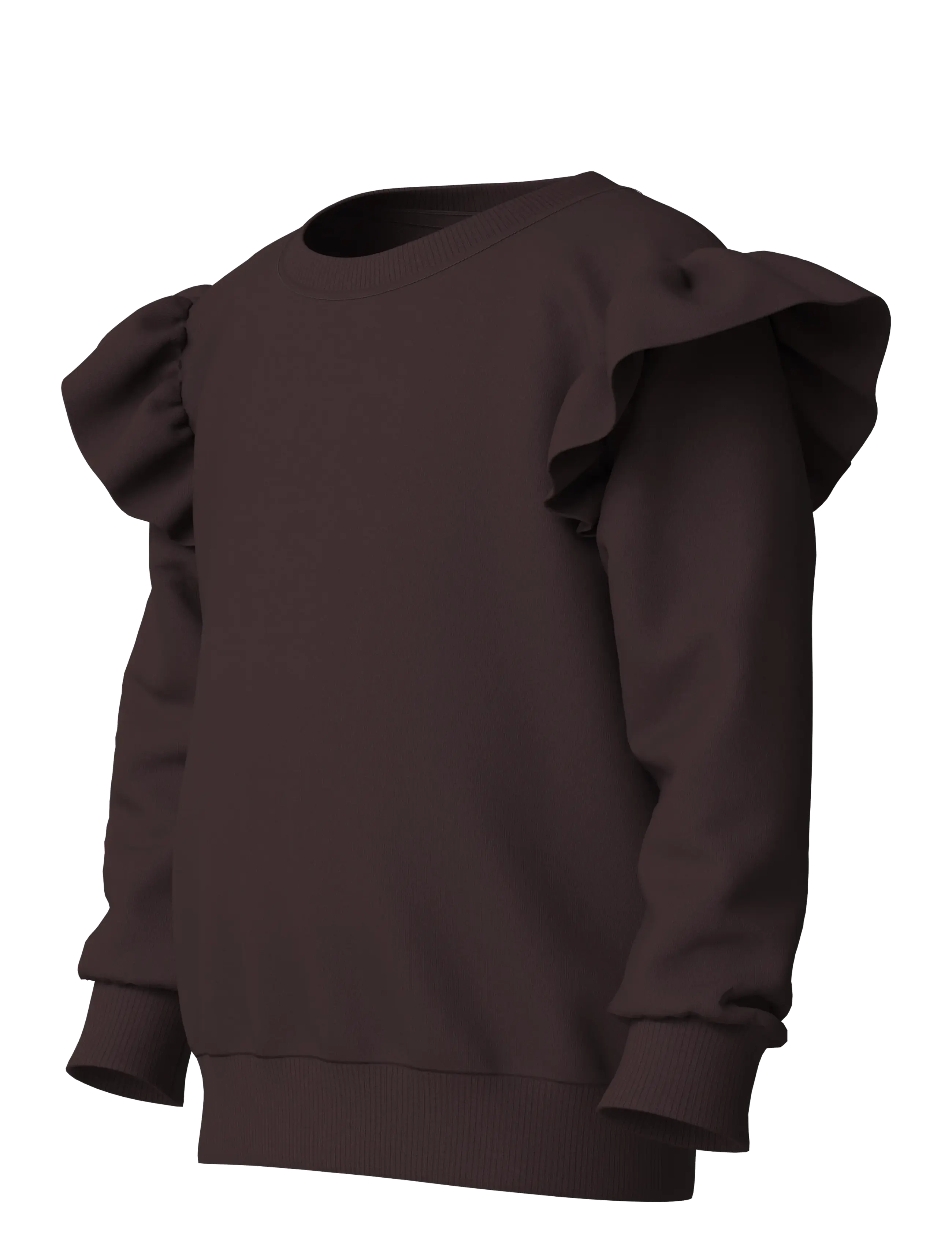 name it - NMFKLUISI LS SWEAT UNB - sweatshirts - chocolate plum - 2