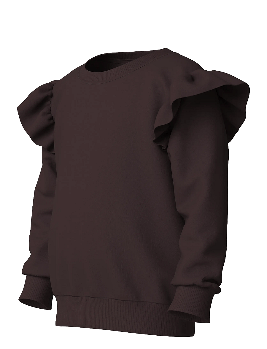 name it - NMFKLUISI LS SWEAT UNB - sweatshirts - chocolate plum - 2