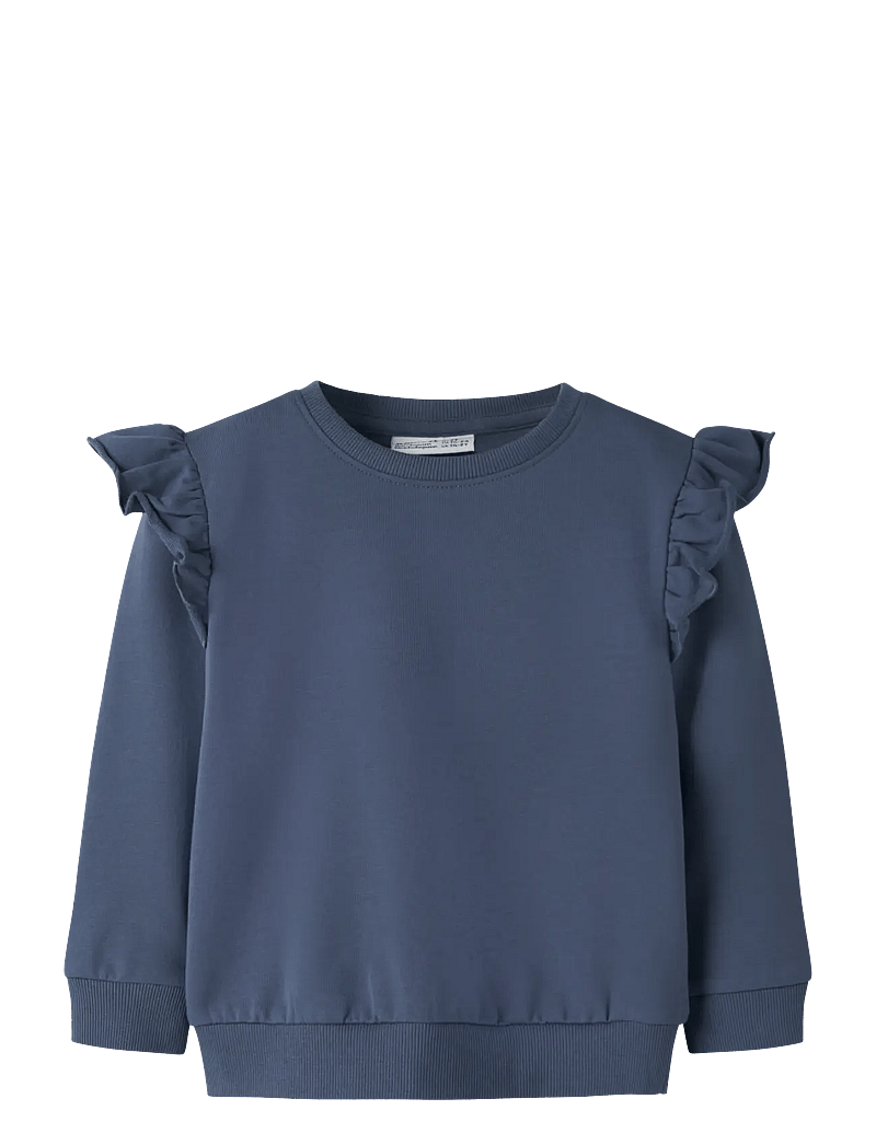 name it - NMFKLUISI LS SWEAT UNB - sweatshirts - vintage indigo - 0