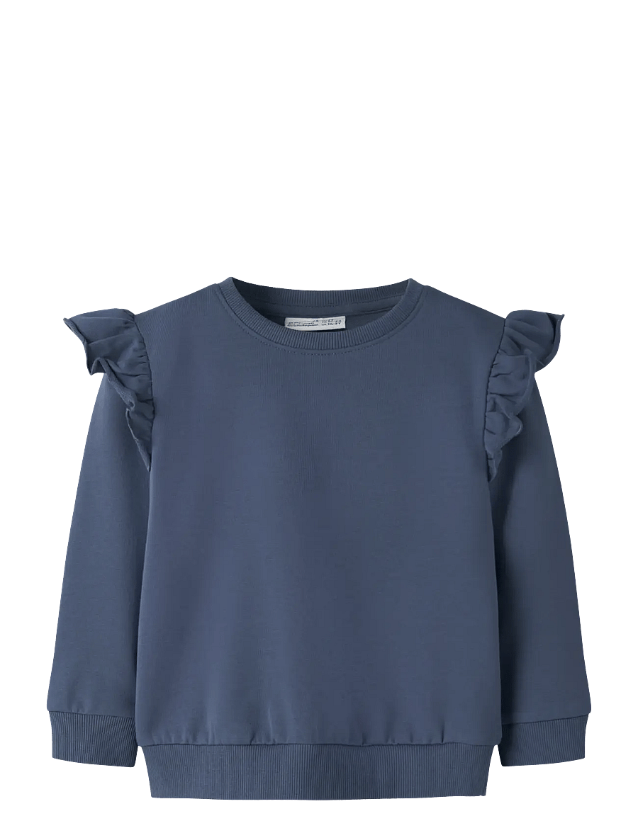 name it - NMFKLUISI LS SWEAT UNB - sweatshirts - vintage indigo - 0