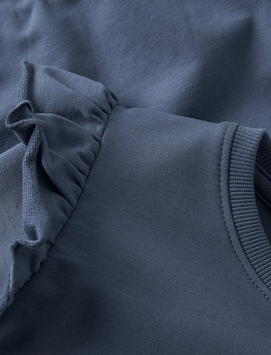 name it - NMFKLUISI LS SWEAT UNB - collegepaidat - vintage indigo - 2