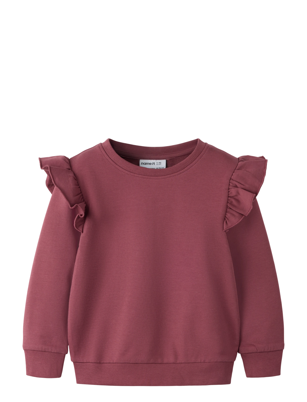 name it NMFKLUISI LS SWEAT UNB - Osta suuruse järgi - WILD GINGER / burgundy