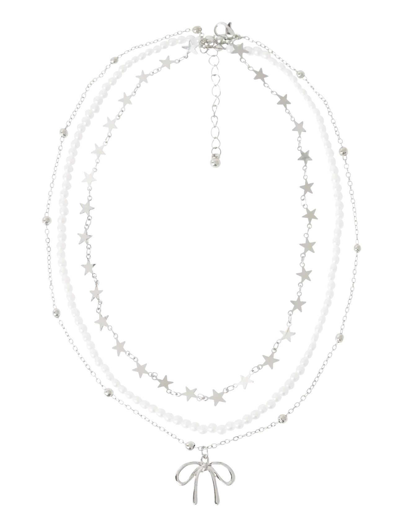name it NKFRILLA NECKLACE - Schmuck für Kinder - SILVER / silver