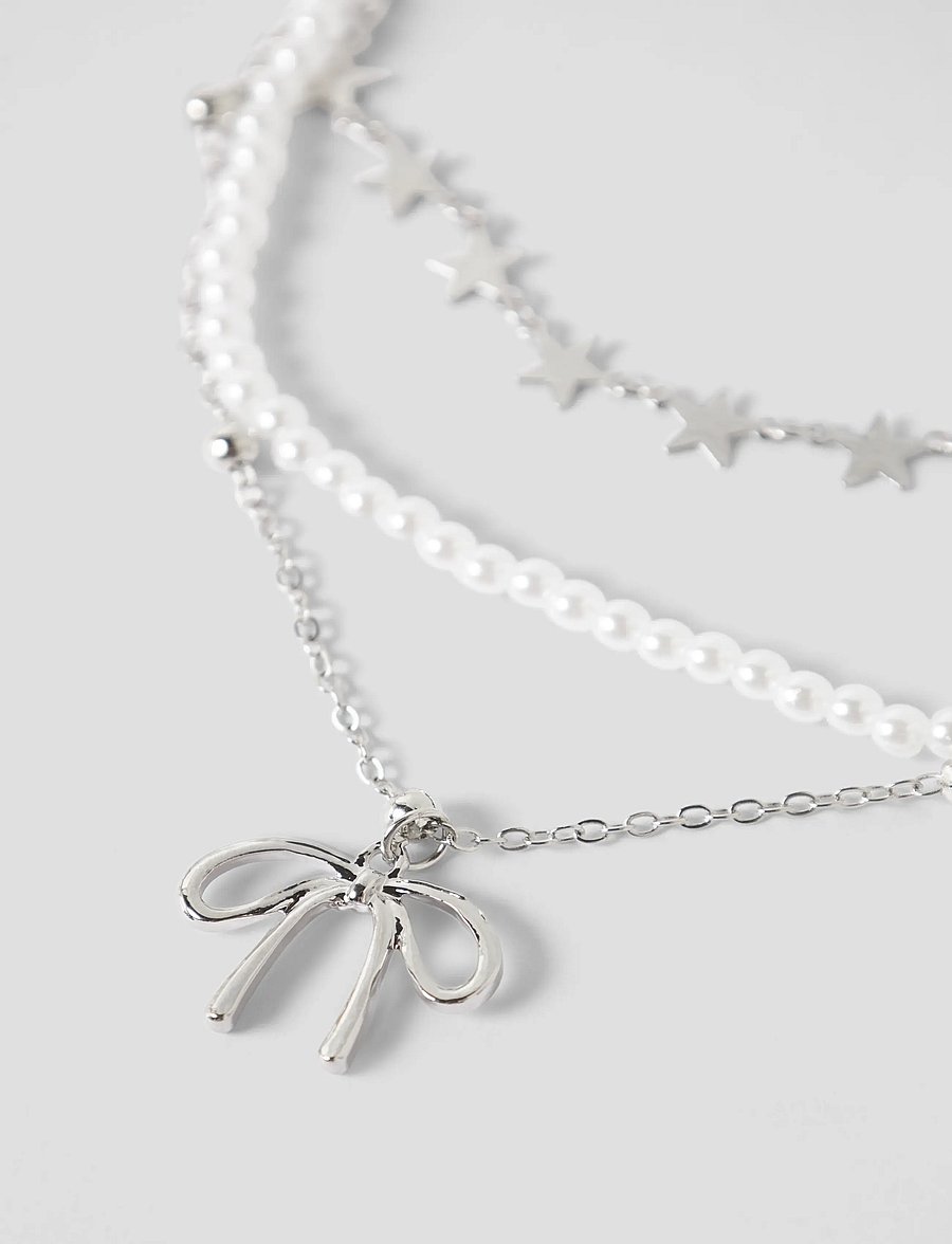 name it - NKFRILLA NECKLACE - silver - 2