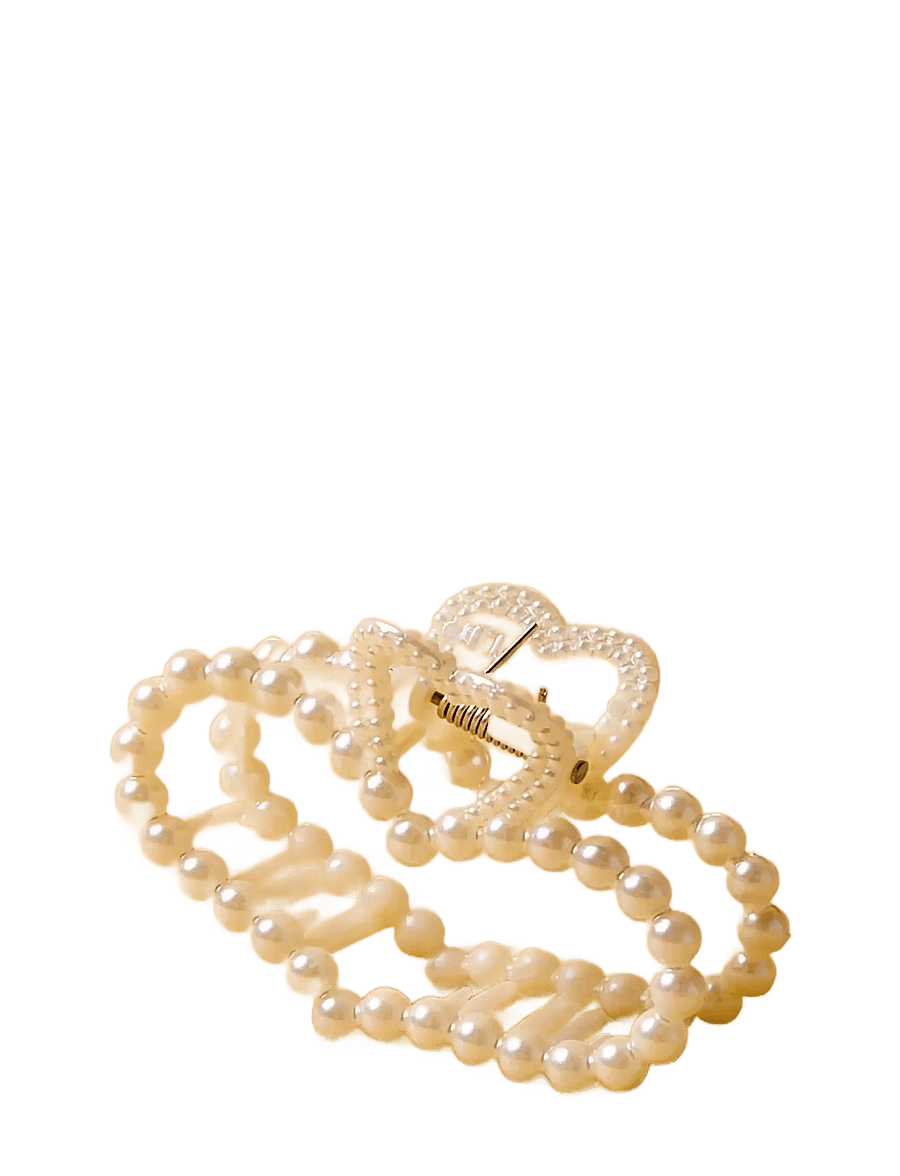 name it - NKFROBERTA HAIRCLAW - juukseklambrid - bright white - 2