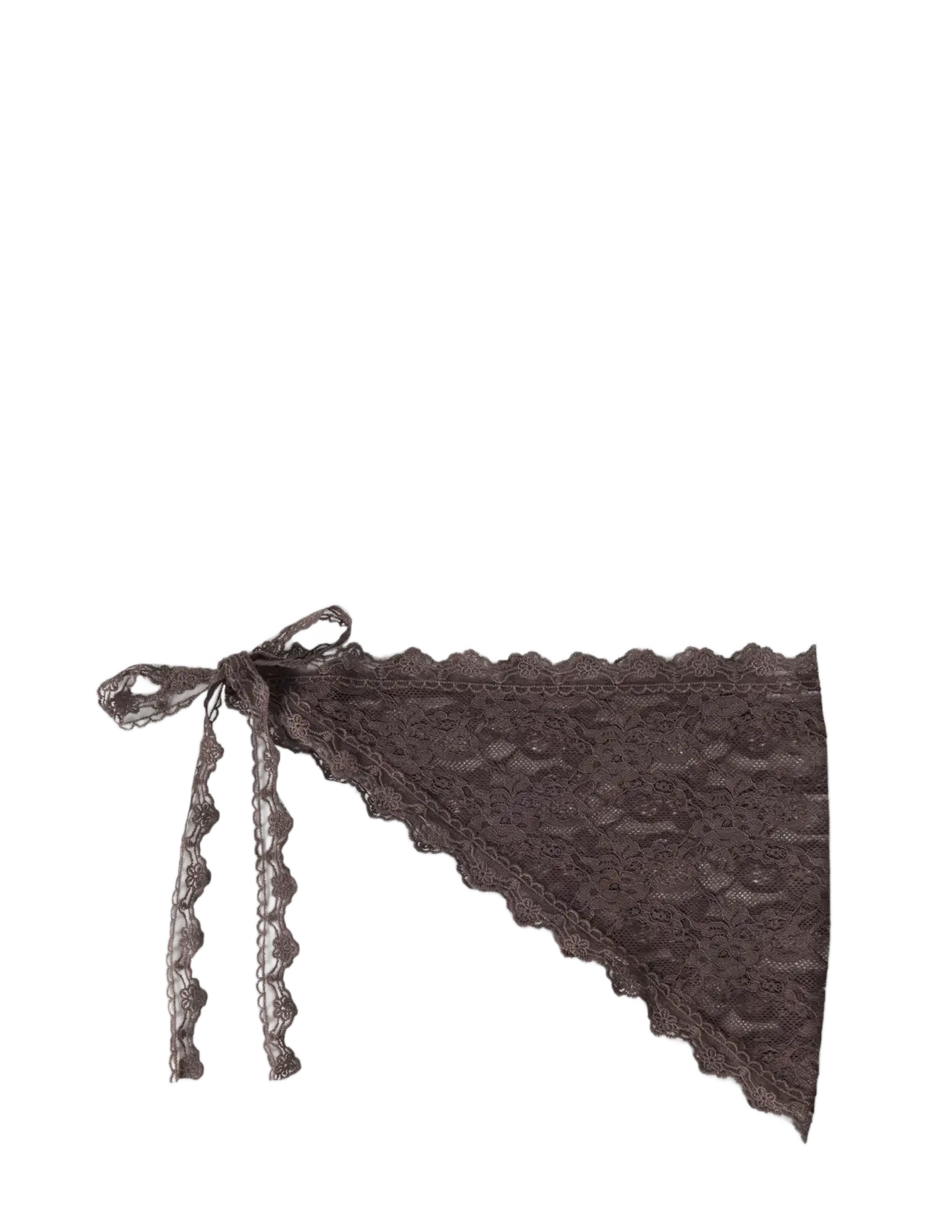 name it - NKFREBECCA LACE SCARF - chocolate plum - 1