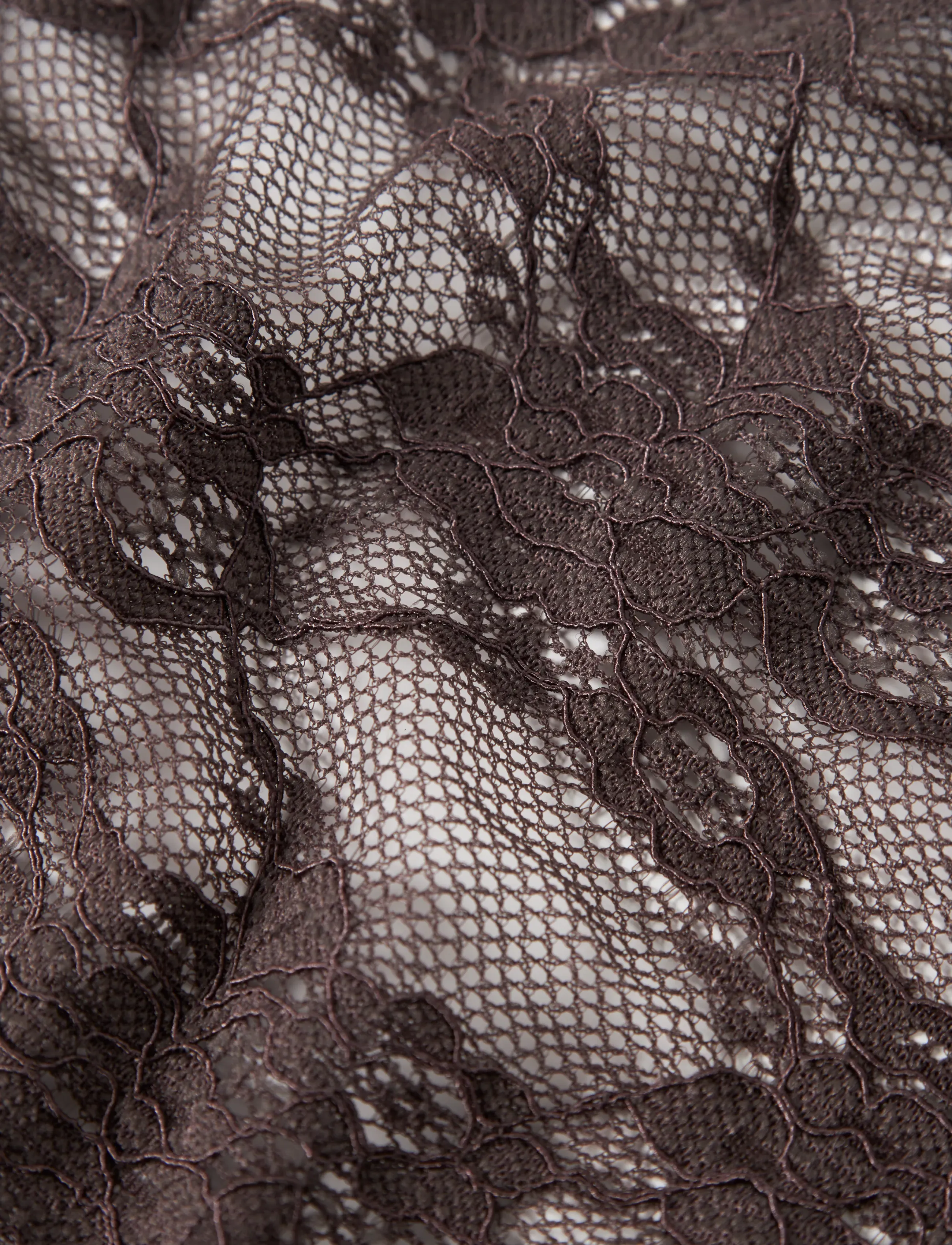 name it - NKFREBECCA LACE SCARF - chocolate plum - 4