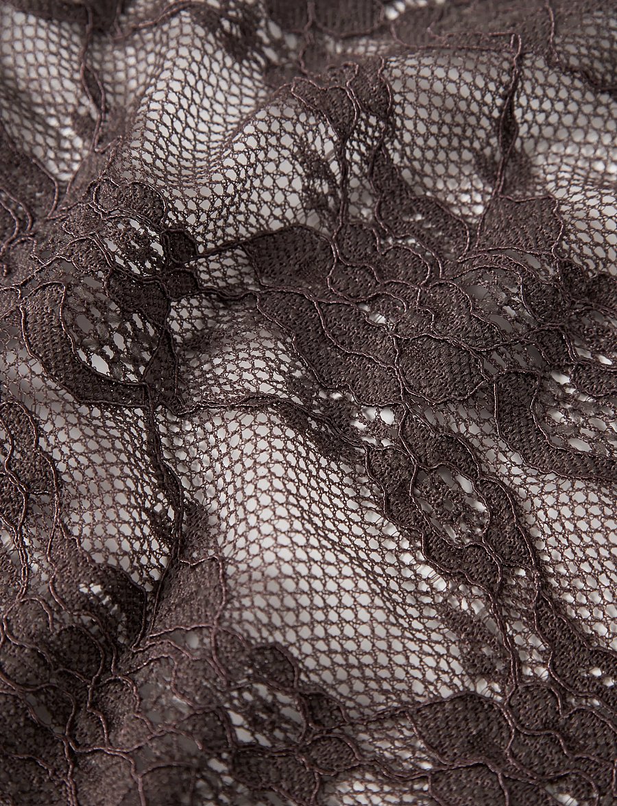 name it - NKFREBECCA LACE SCARF - winteraccessoires - chocolate plum - 4