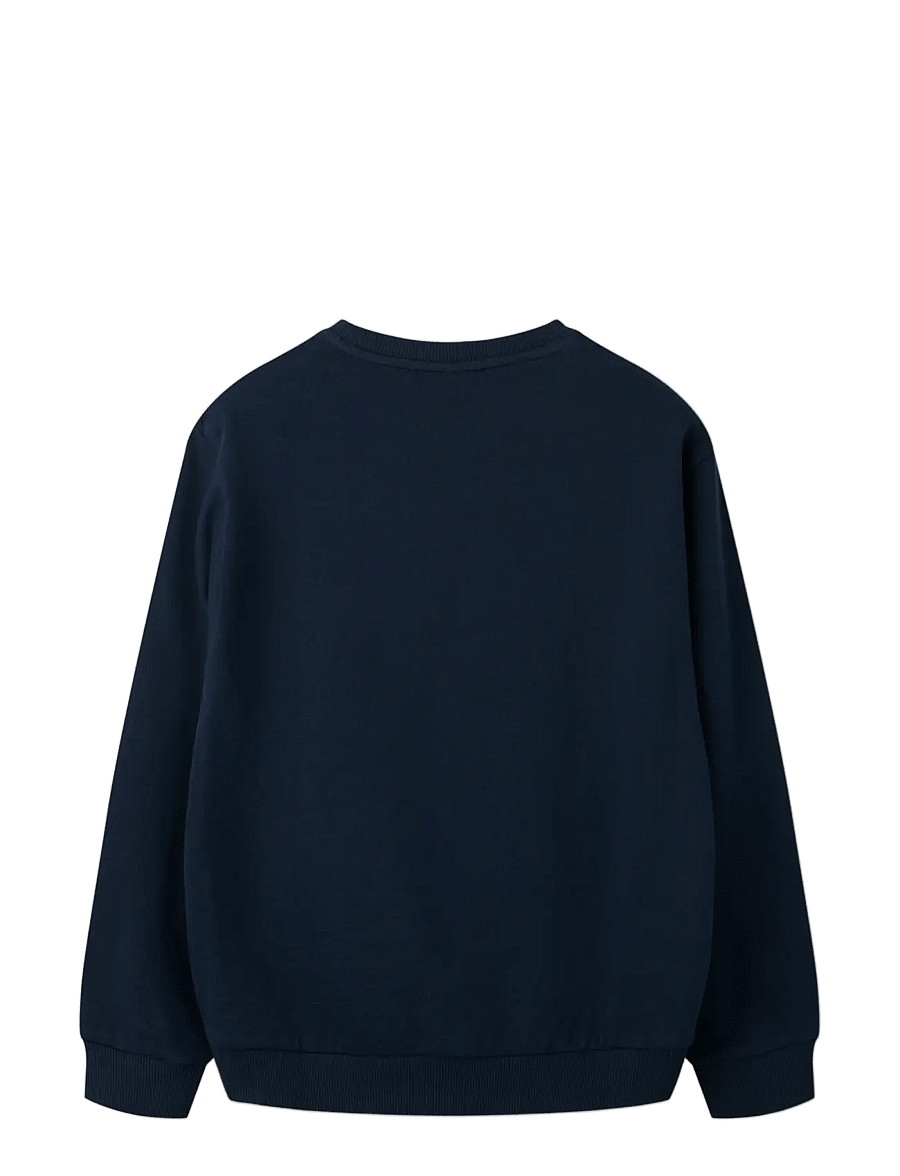 name it - NKMFLO LS NREG SWEAT BRU NOOS - pullover - dark sapphire - 1