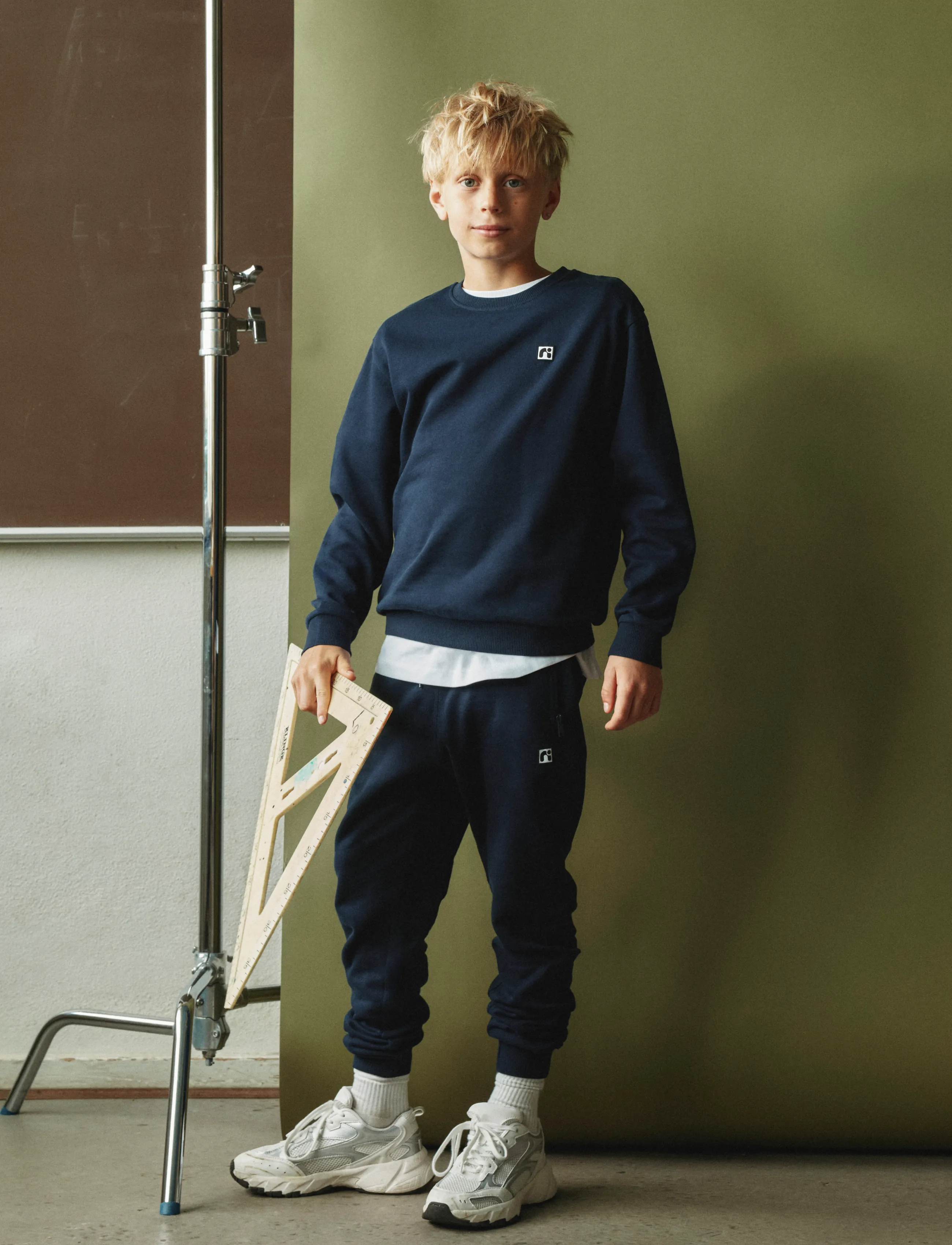 name it - NKMFLO LS NREG SWEAT BRU NOOS - pullover - dark sapphire - 3