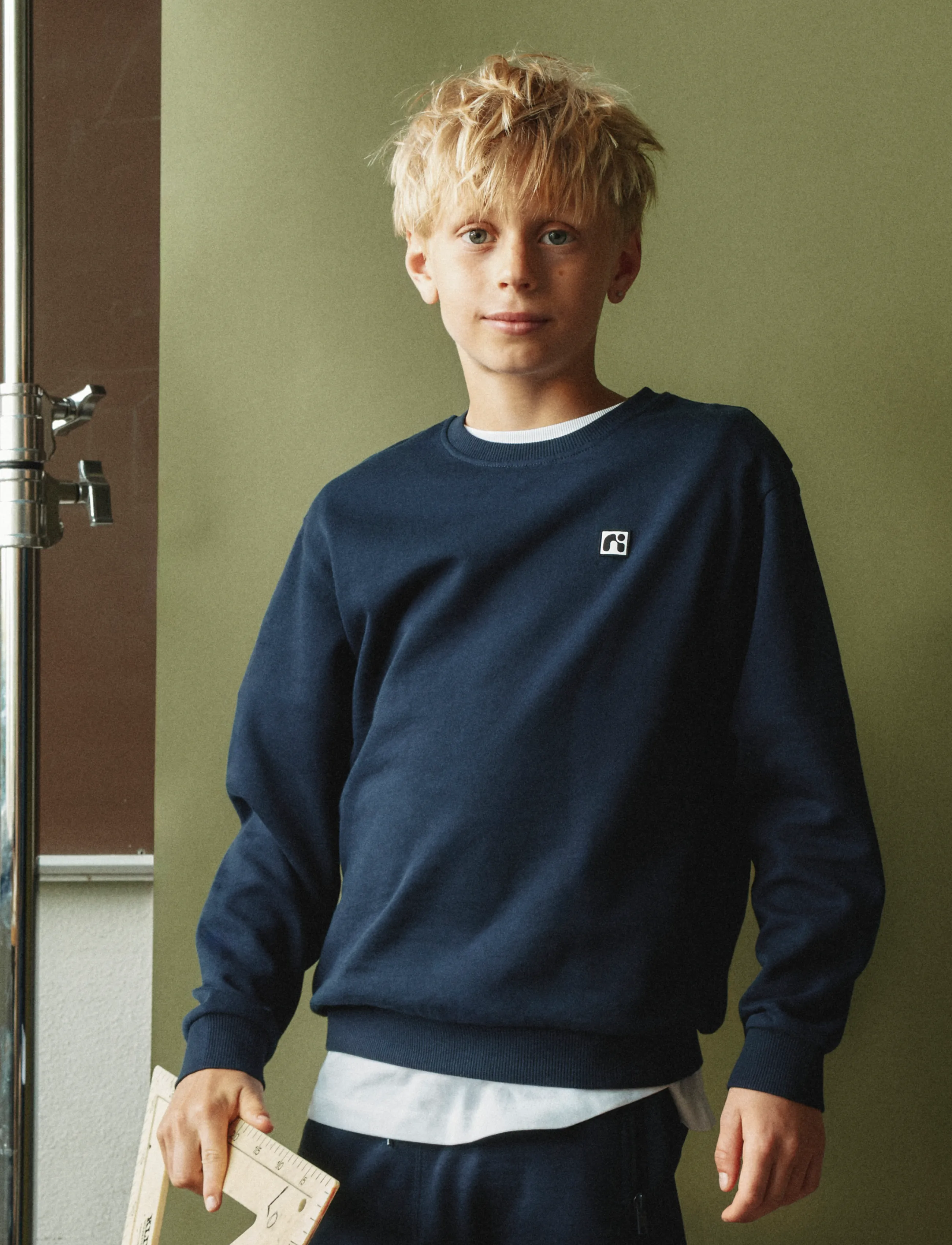name it - NKMFLO LS NREG SWEAT BRU NOOS - pullover - dark sapphire - 4