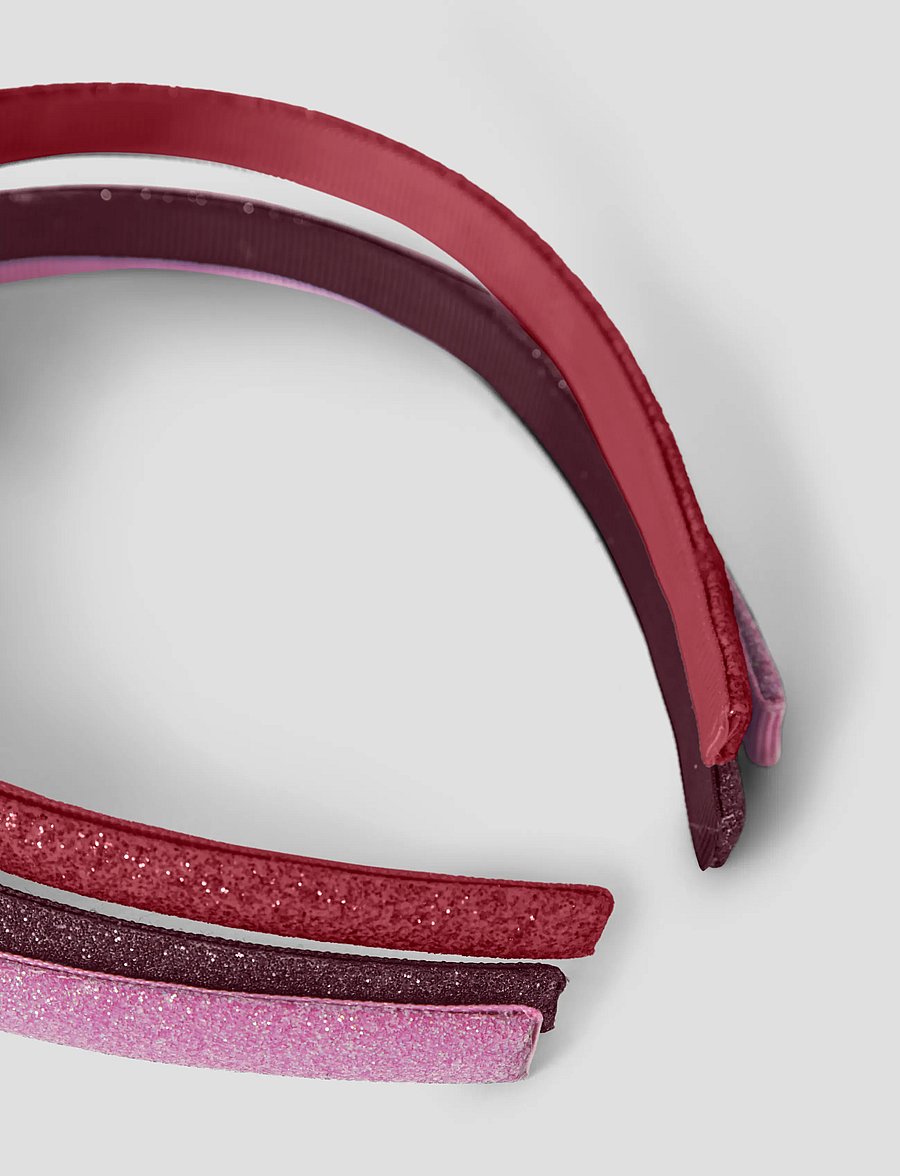 name it - NMFRILLA 3P HAIRBRACE - full blooming pink - 1