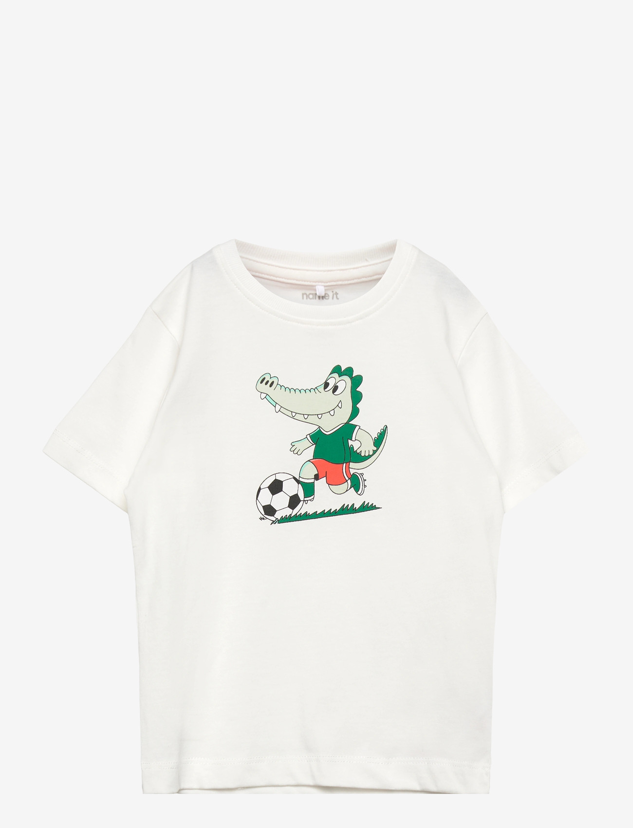 name it - NMMHENRI SS NREG TOP - kurzärmelige - cloud dancer - 0