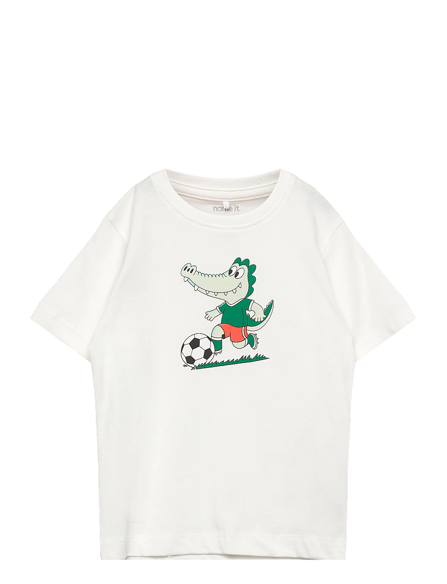 name it - NMMHENRI SS NREG TOP - t-krekli ar īsām piedurknēm - cloud dancer - 0