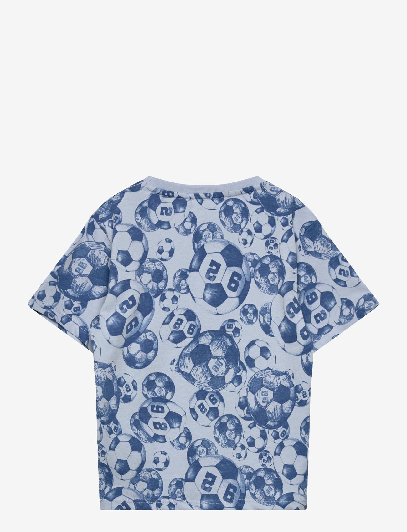 name it - NMMHOOTBALL SS NREG TOP - kortærmede t-shirts - subdued blue - 1