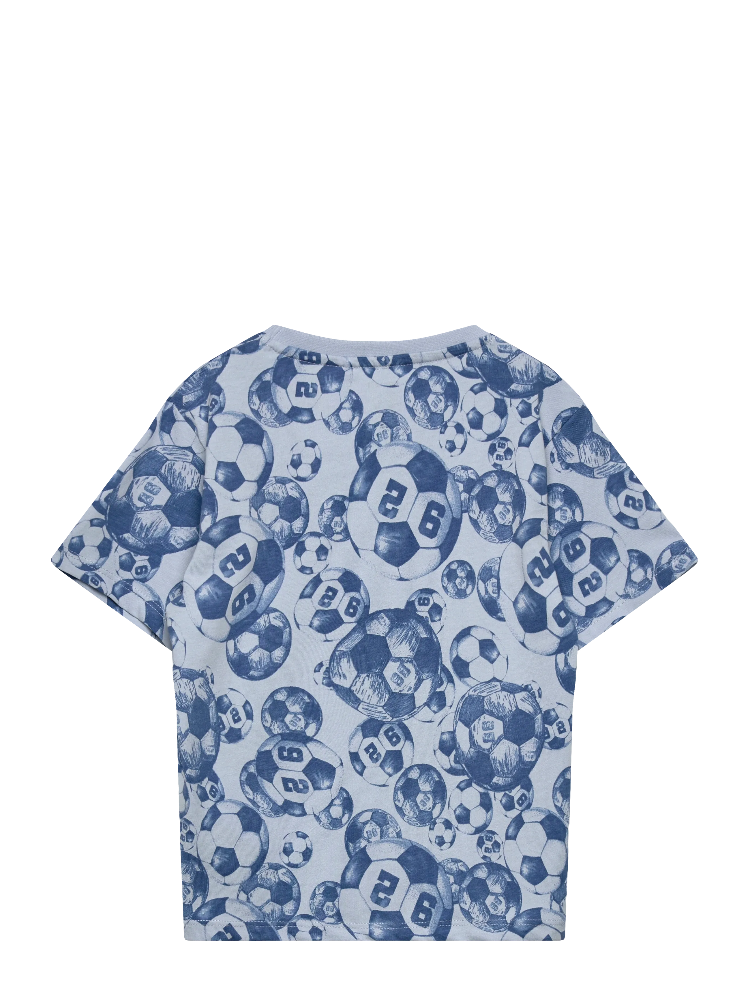 name it - NMMHOOTBALL SS NREG TOP - short-sleeved t-shirts - subdued blue - 1