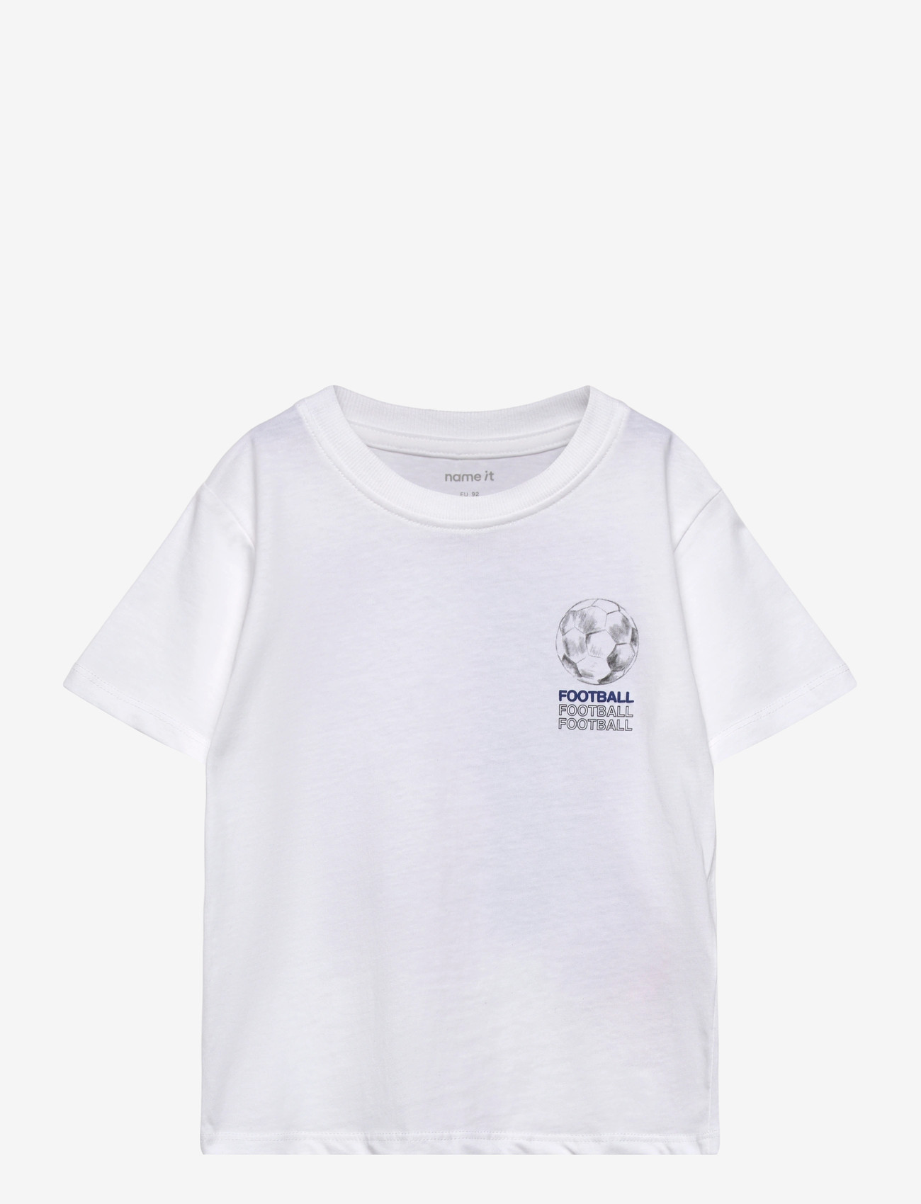 name it - NMMHANK SS NREG TOP - short-sleeved t-shirts - bright white - 1