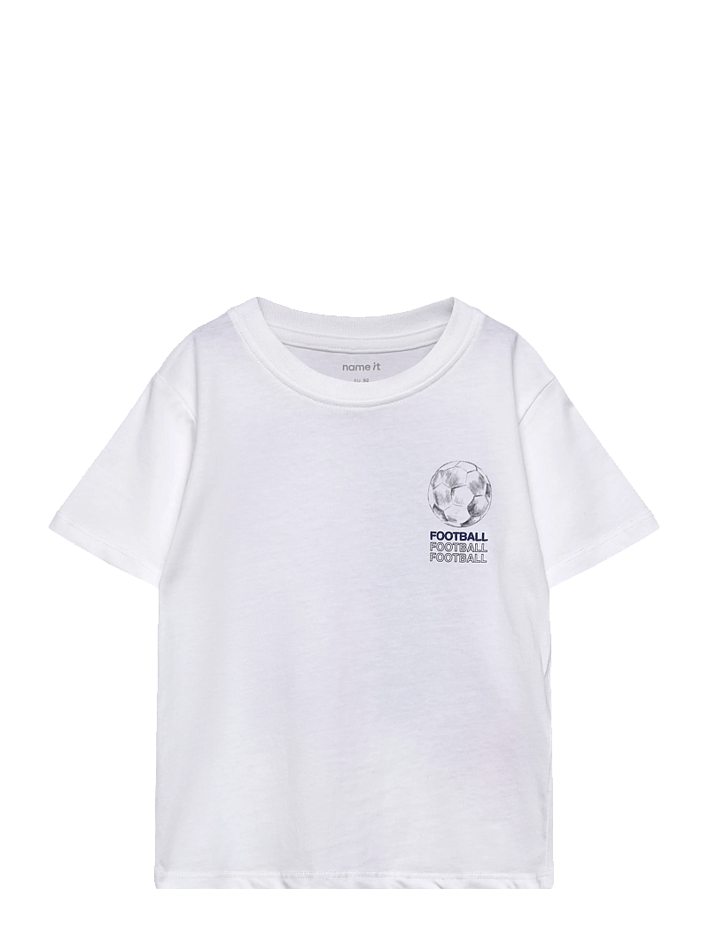 name it - NMMHANK SS NREG TOP - kortærmede t-shirts - bright white - 1