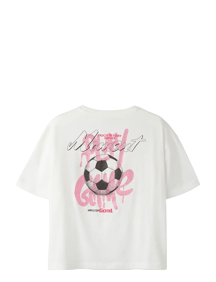 name it - NKFHANJA SS NREG TOP - t-shirts à manches courtes - cloud dancer - 1