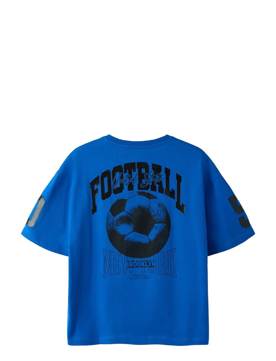 name it - NKMHENNRY SS NREG TOP - lühikeste varrukatega t-särgid - deep ultramarine - 2