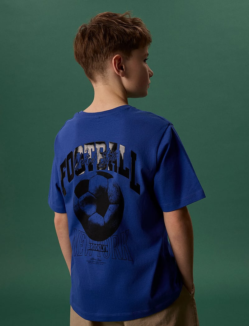 name it - NKMHENNRY SS NREG TOP - kortærmede t-shirts - deep ultramarine - 0