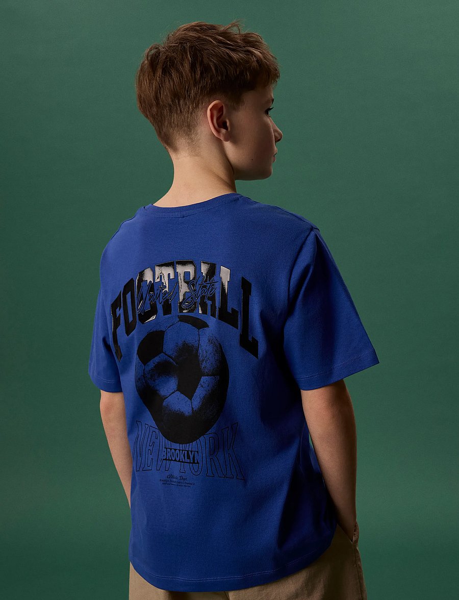 name it - NKMHENNRY SS NREG TOP - lühikeste varrukatega t-särgid - deep ultramarine - 0