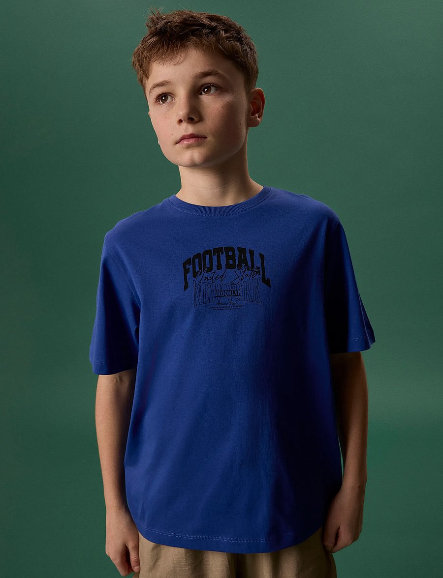 name it - NKMHENNRY SS NREG TOP - lühikeste varrukatega t-särgid - deep ultramarine - 3
