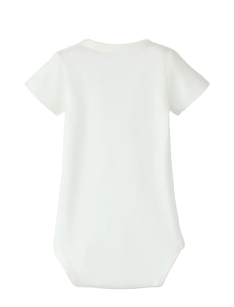 name it - NBMHUTTIE SS XSL BODY - kortærmede heldragter - cloud dancer - 1
