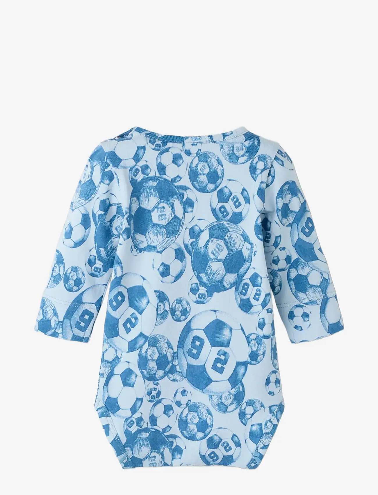 name it - NBMHOOTBALL LS XSL BODY - pikkade varrukatega bodid - subdued blue - 1