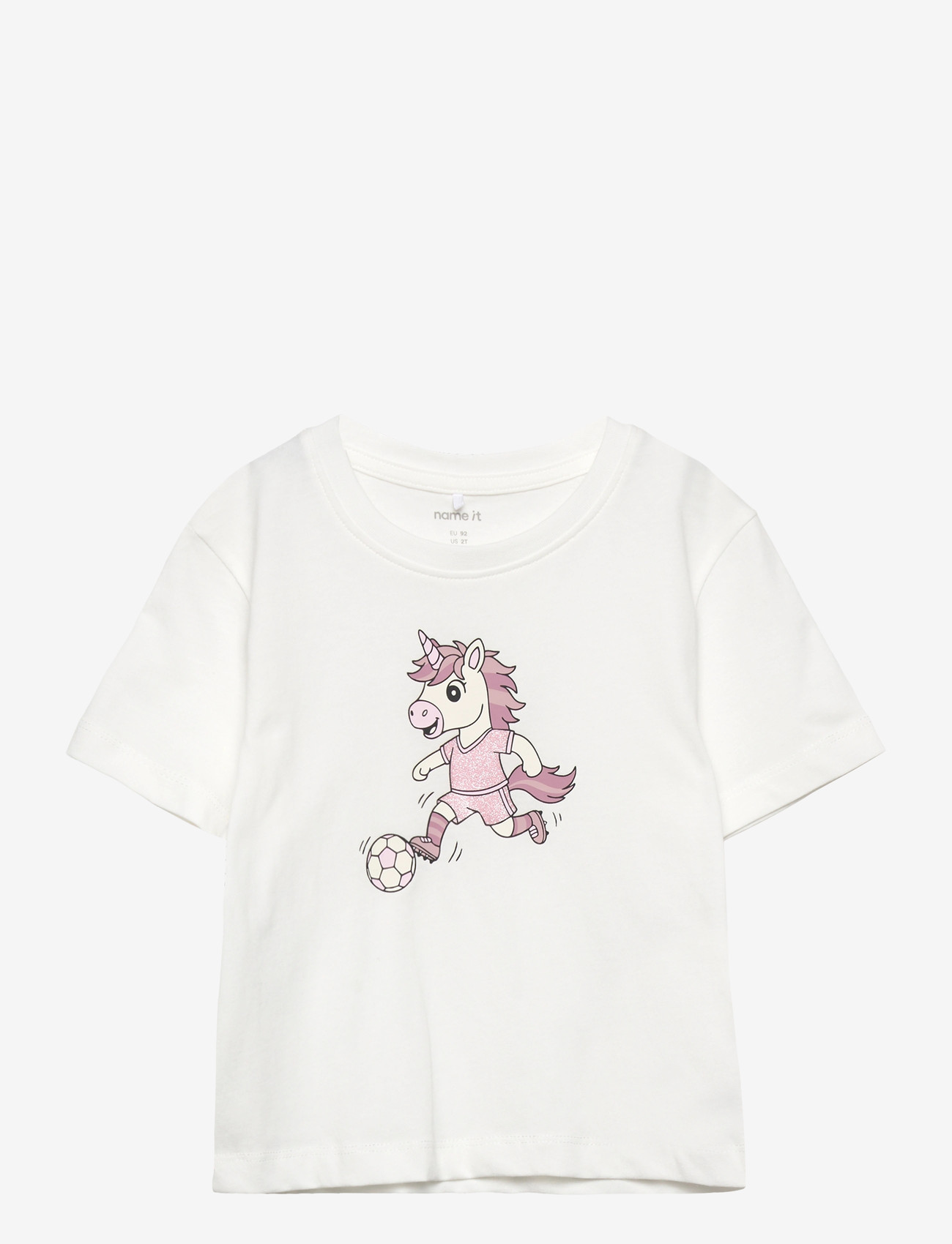 name it - NMFHENRINA SS NREG TOP - kortærmede t-shirts - cloud dancer - 0