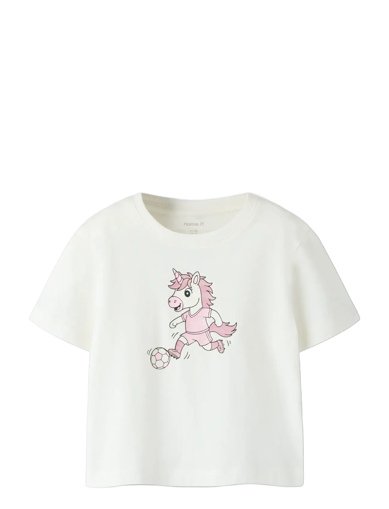 name it - NMFHENRINA SS NREG TOP - kurzärmelige - cloud dancer - 2