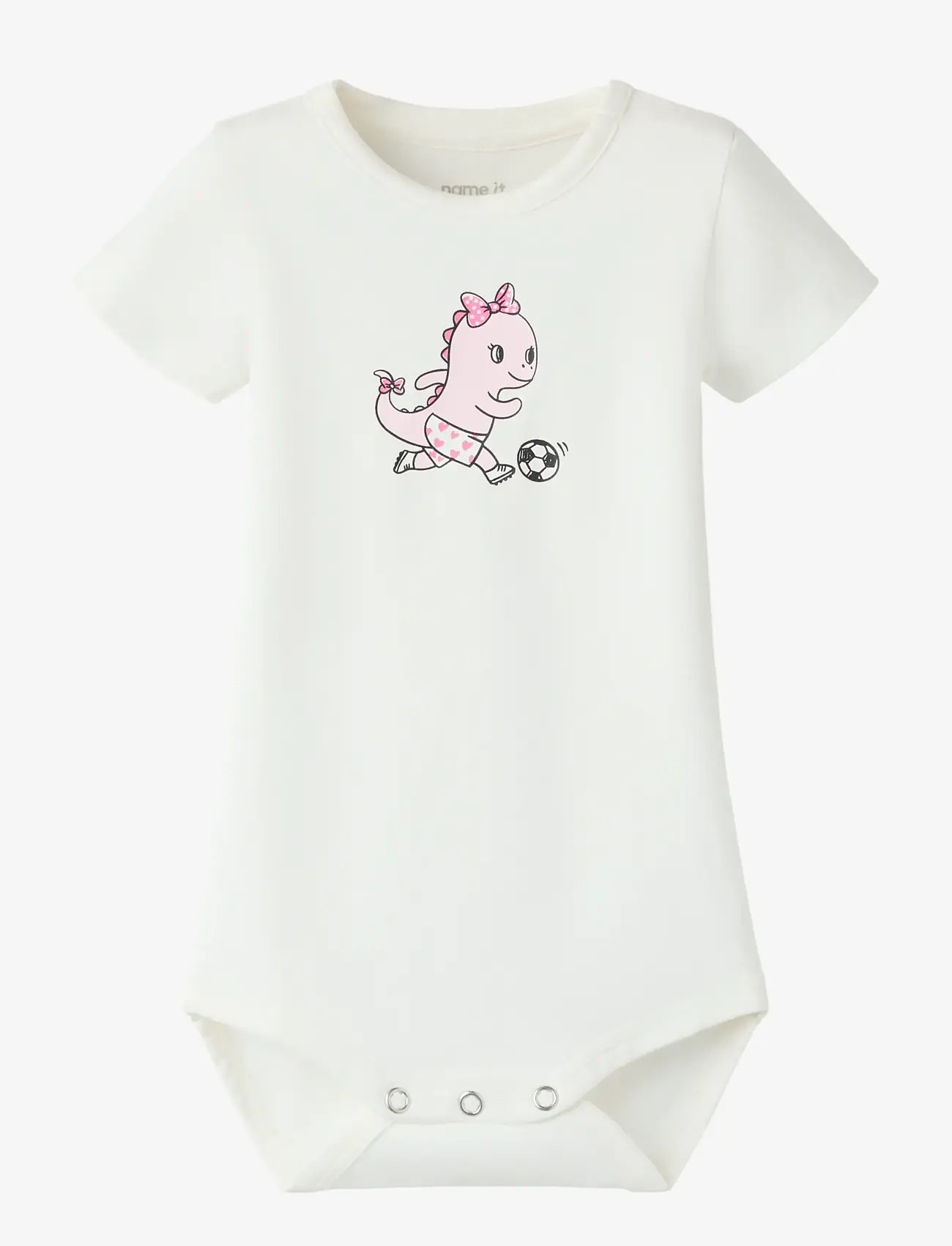 name it - NBFHUTINA SS XSL BODY - short-sleeved - cloud dancer - 0