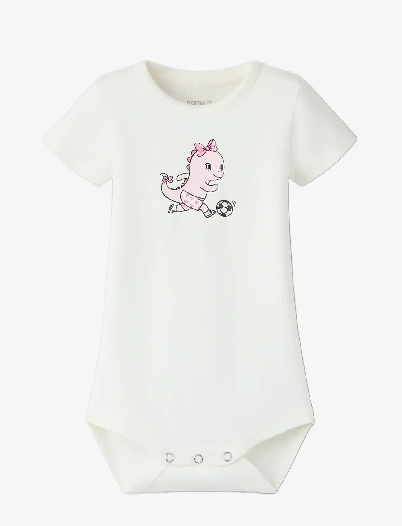 name it - NBFHUTINA SS XSL BODY - short-sleeved - cloud dancer - 2