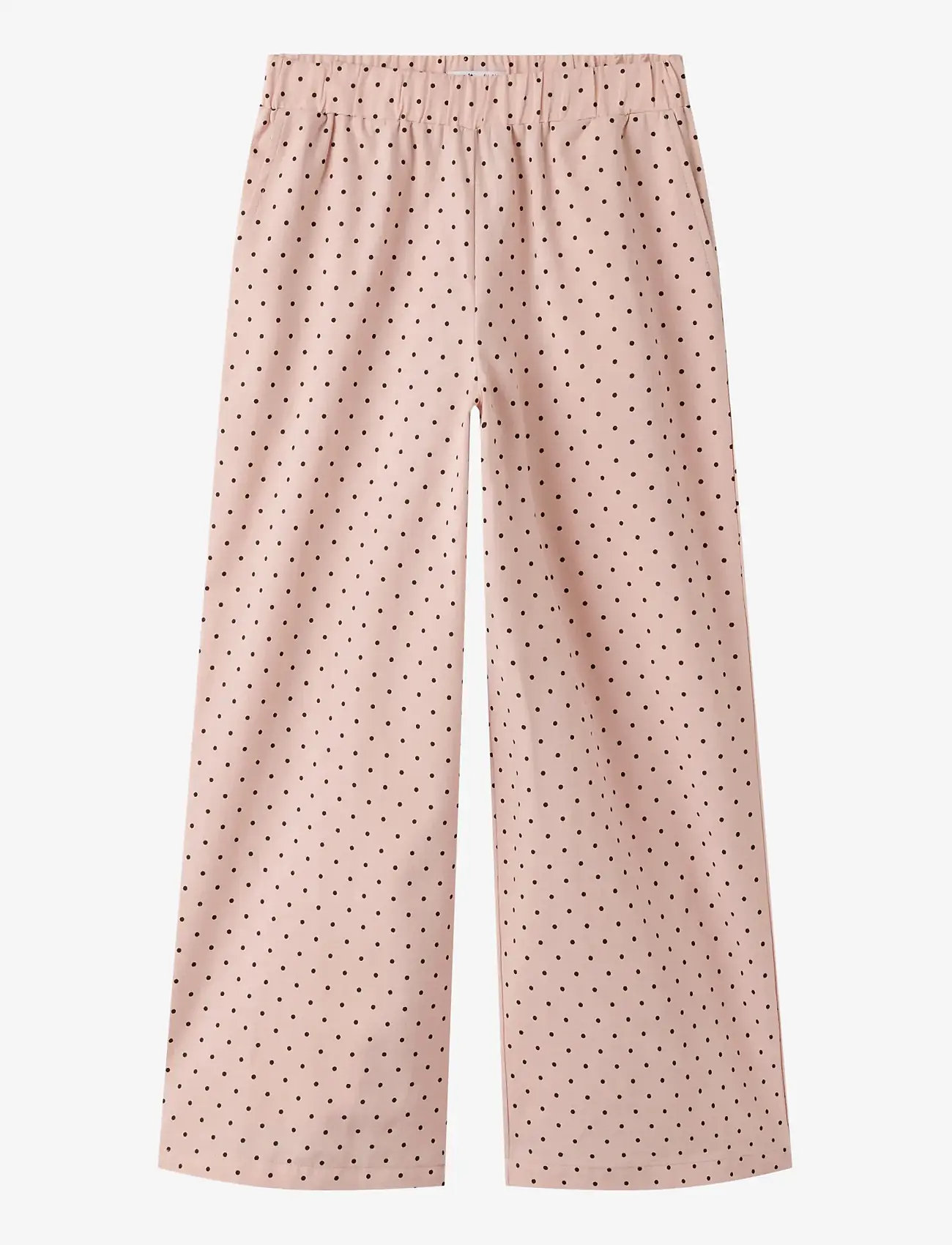 name it - NKFHELISSEA WIDE PANT - trousers - veiled pink - 0