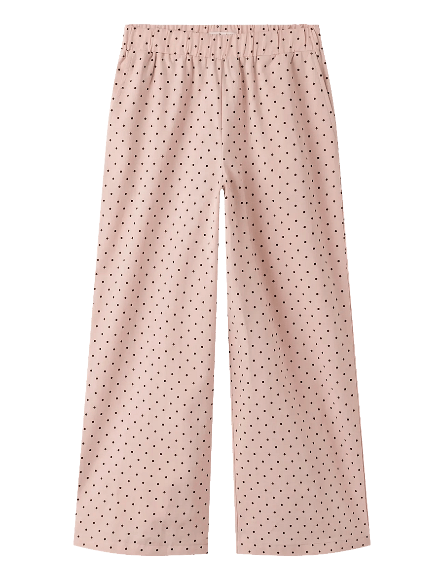 name it - NKFHELISSEA WIDE PANT - bukser - veiled pink - 0