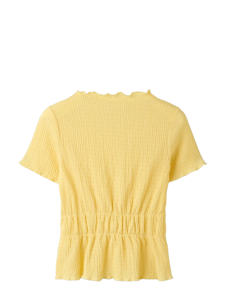 name it - NKFHIKKA SS SH TOP - kortærmede t-shirts - golden haze - 1