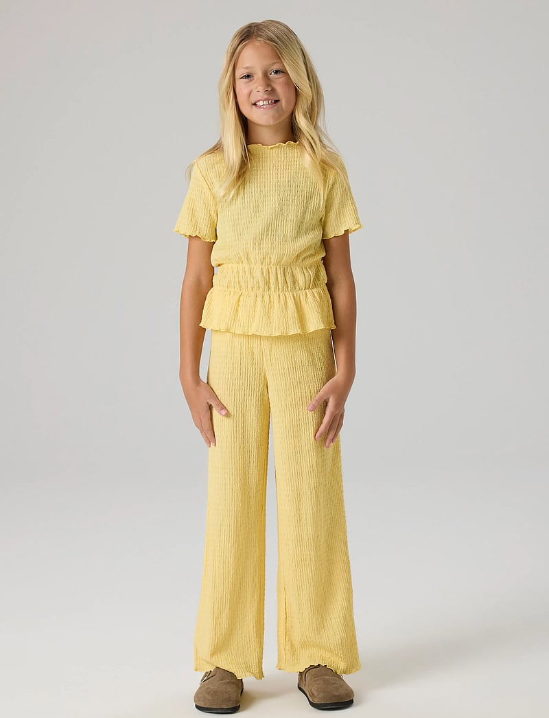 name it - NKFHIKKA SS SH TOP - lühikeste varrukatega t-särgid - golden haze - 2