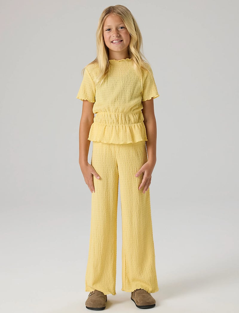 name it - NKFHIKKA WIDE PANT - einkaufen nach alter von - golden haze - 2