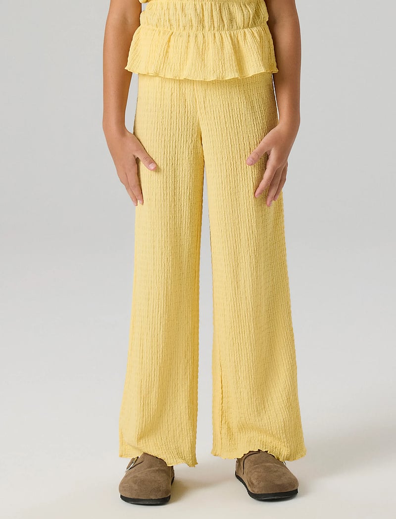 name it - NKFHIKKA WIDE PANT - einkaufen nach alter von - golden haze - 3