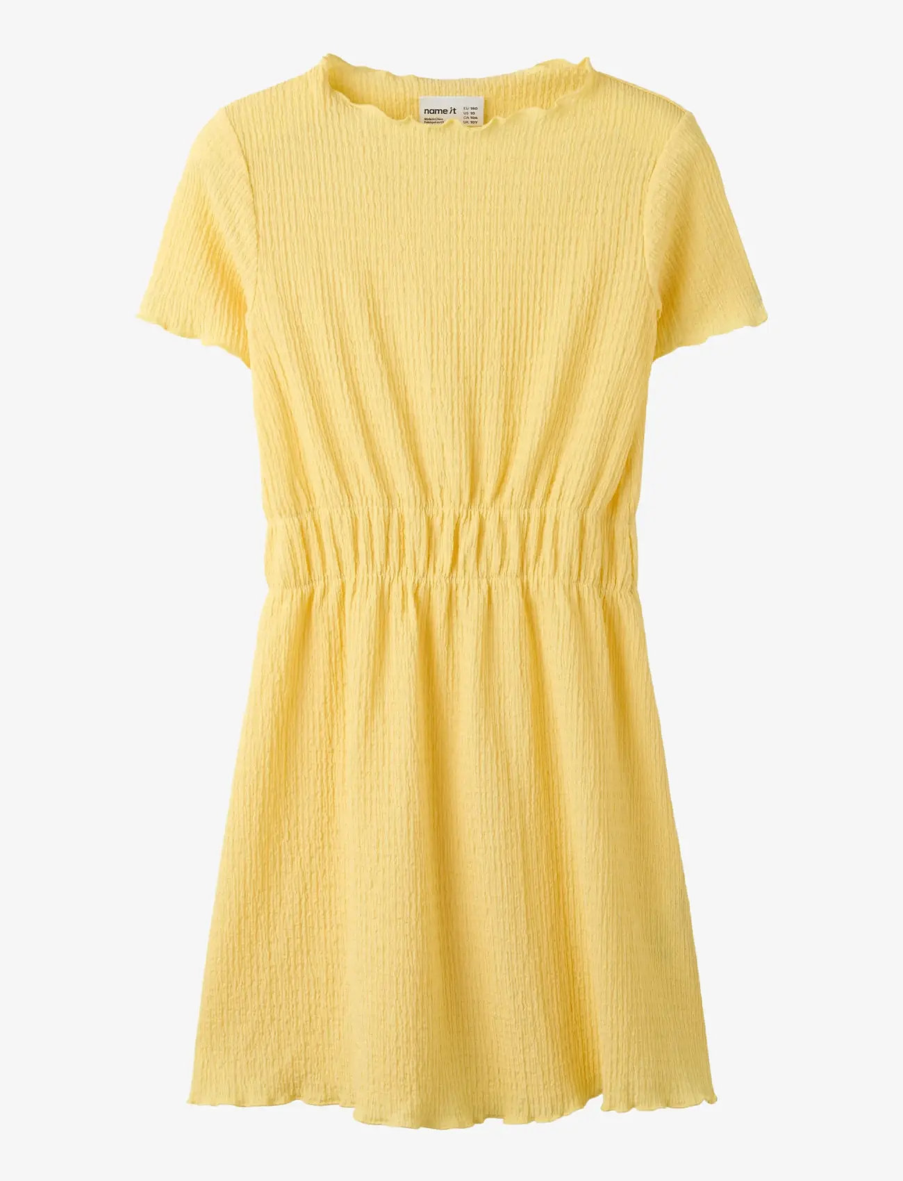 name it - NKFHIKKA SS DRESS - kortærmede hverdagskjoler - golden haze - 0