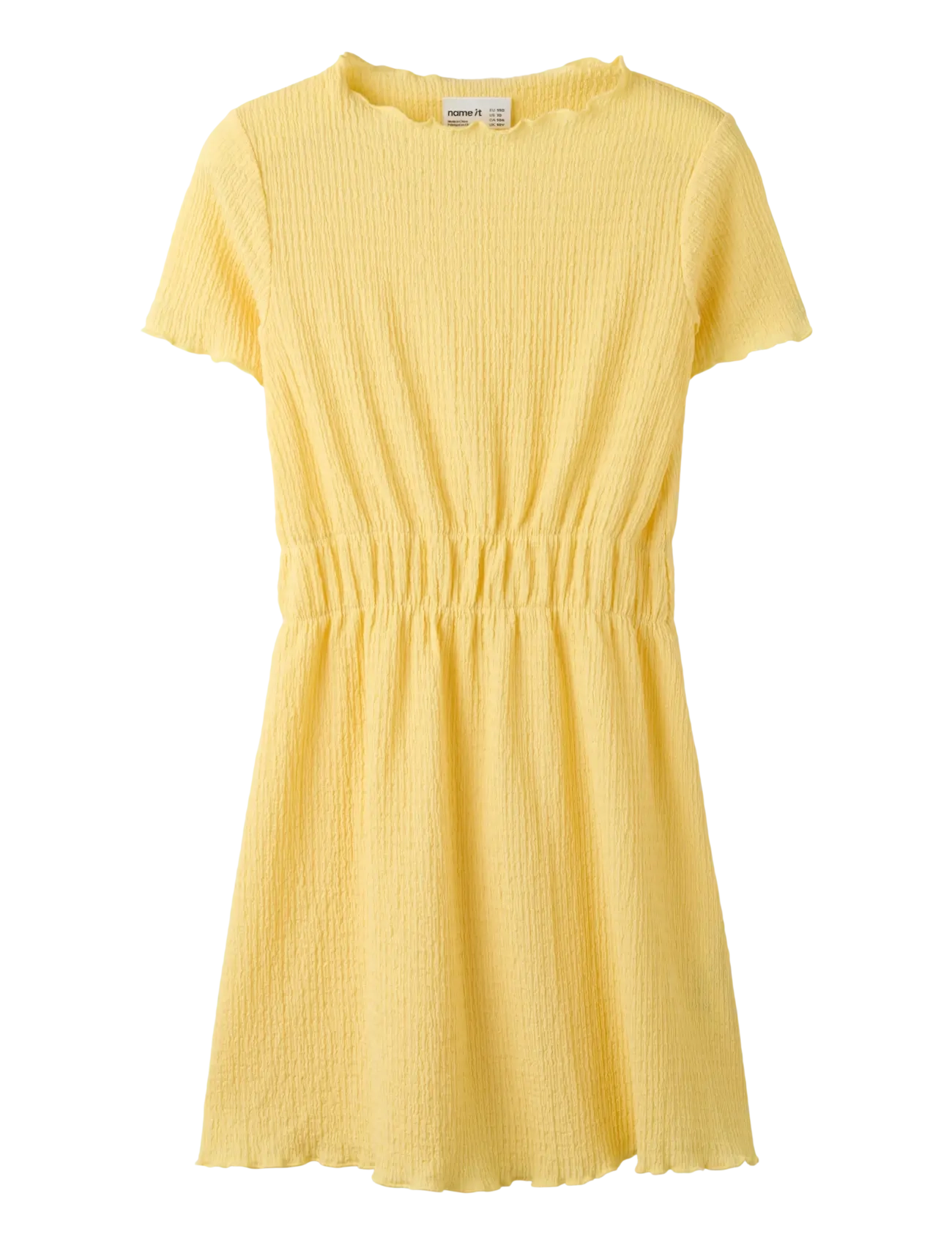 name it NKFHIKKA SS DRESS - 4 for 3 - GOLDEN HAZE / yellow