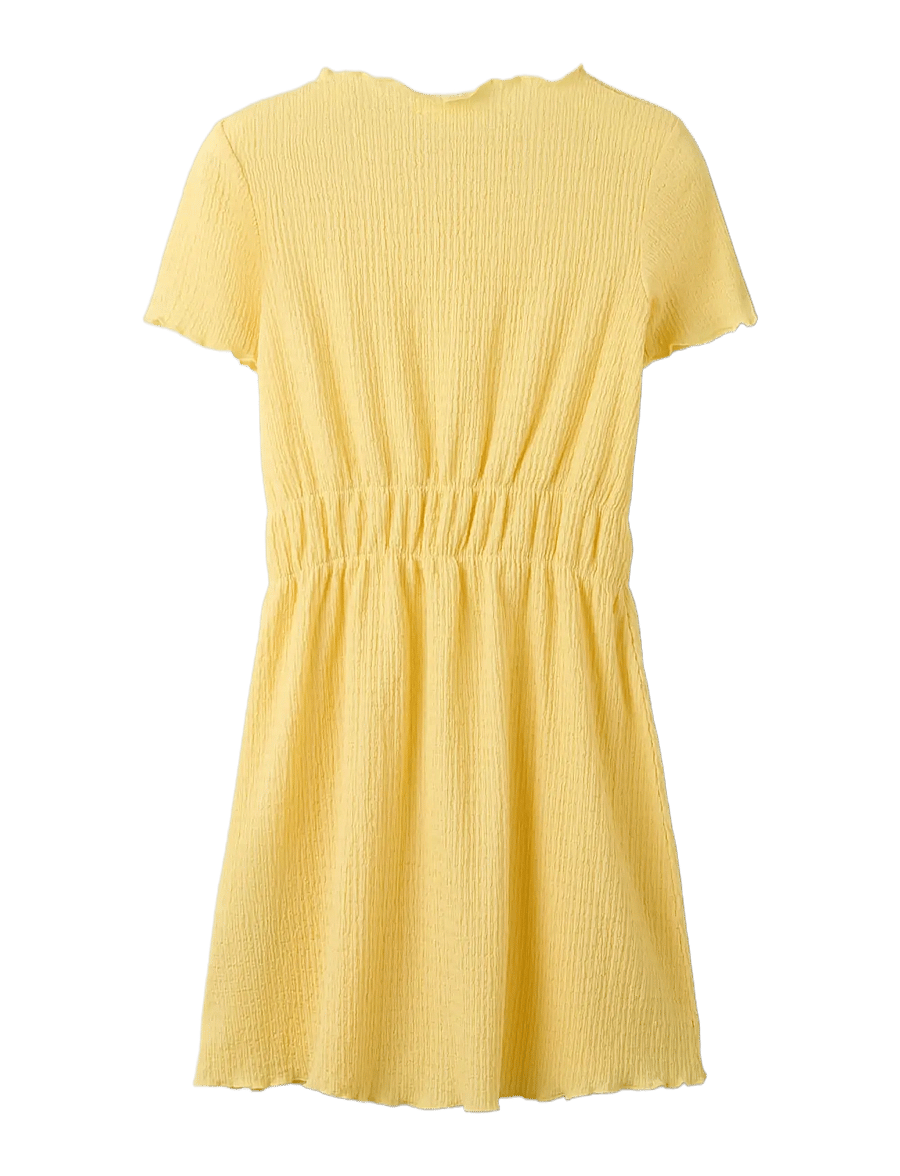 name it - NKFHIKKA SS DRESS - robes décontractées à manches courtes - golden haze - 1