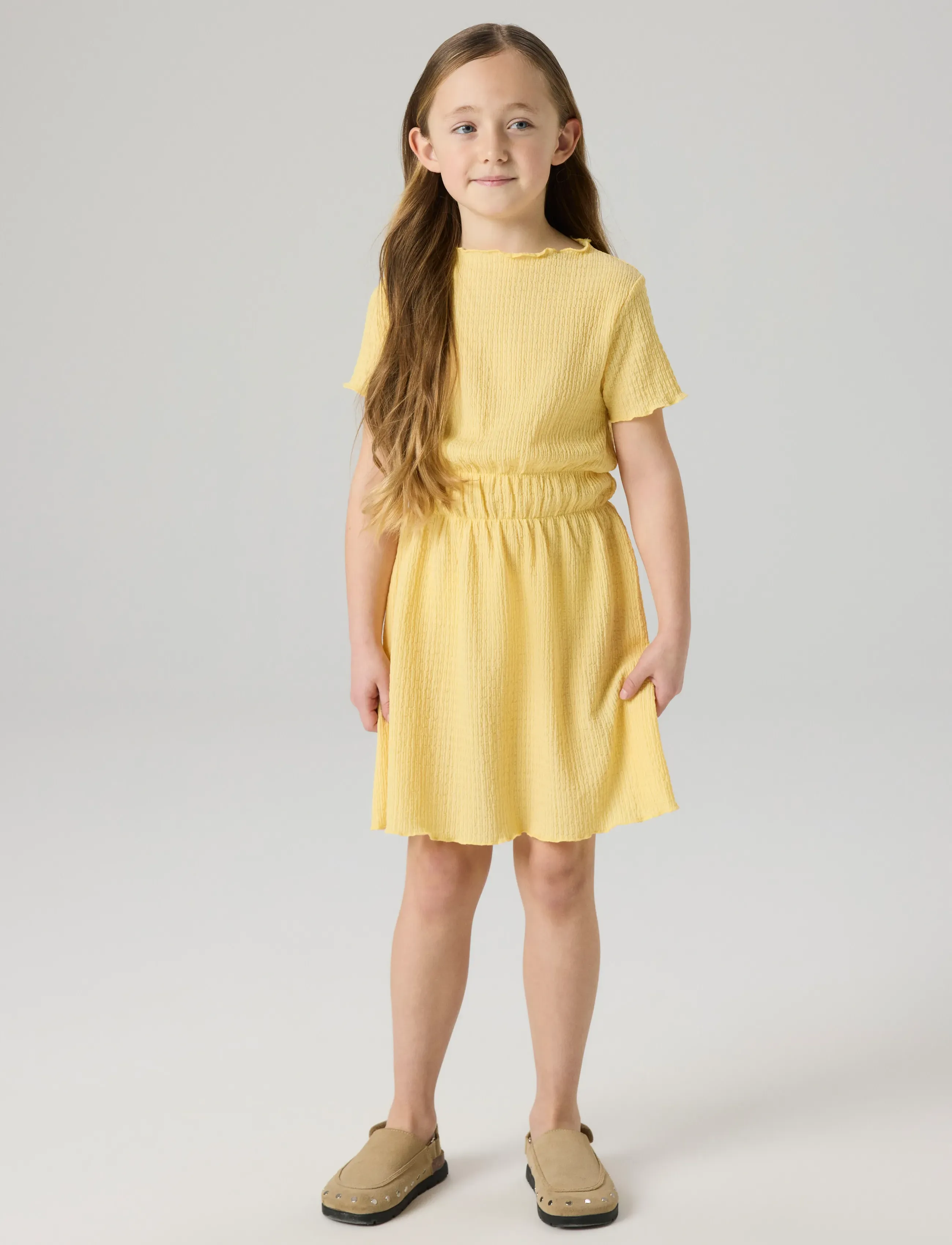 name it - NKFHIKKA SS DRESS - kortærmede hverdagskjoler - golden haze - 2