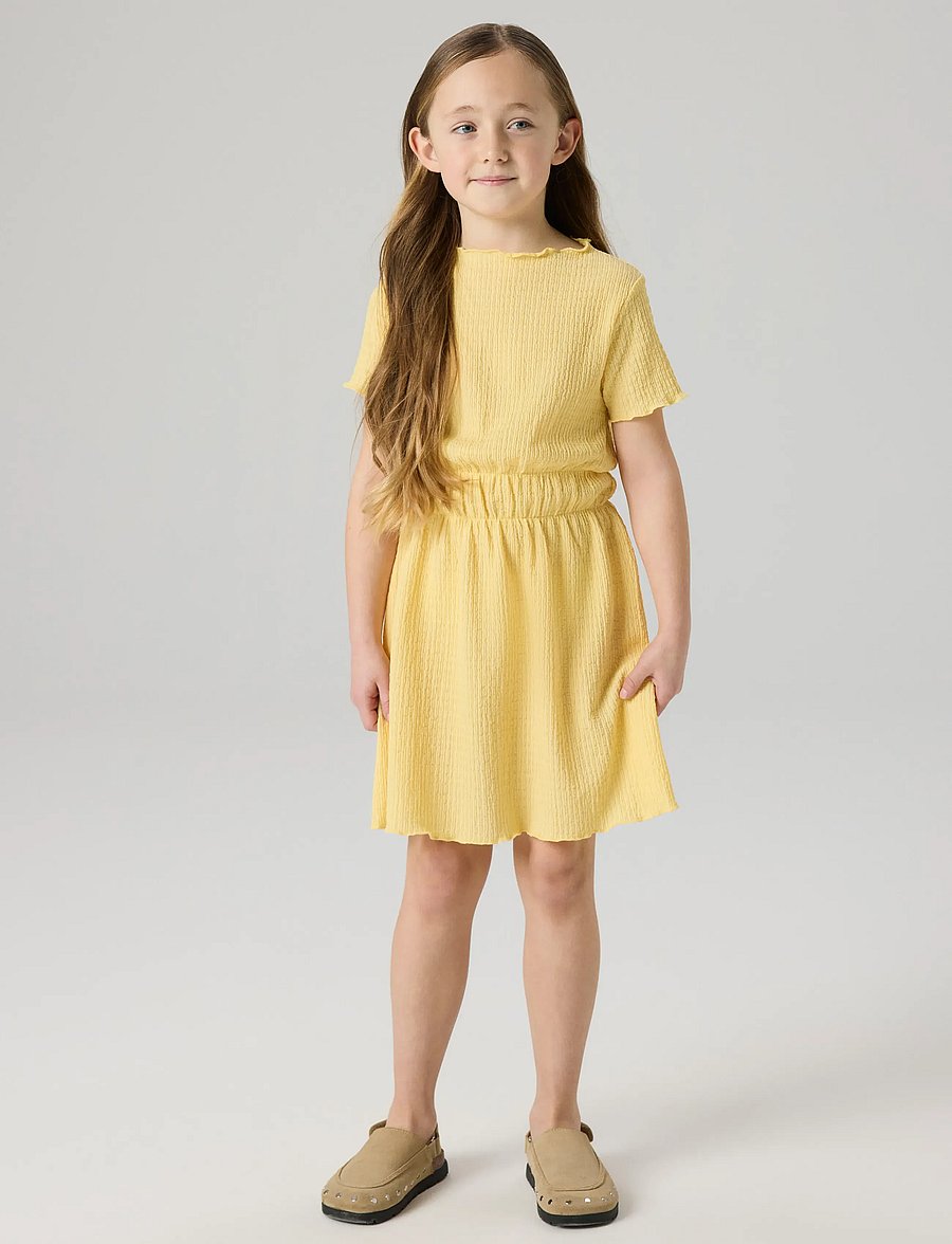 name it - NKFHIKKA SS DRESS - robes décontractées à manches courtes - golden haze - 2
